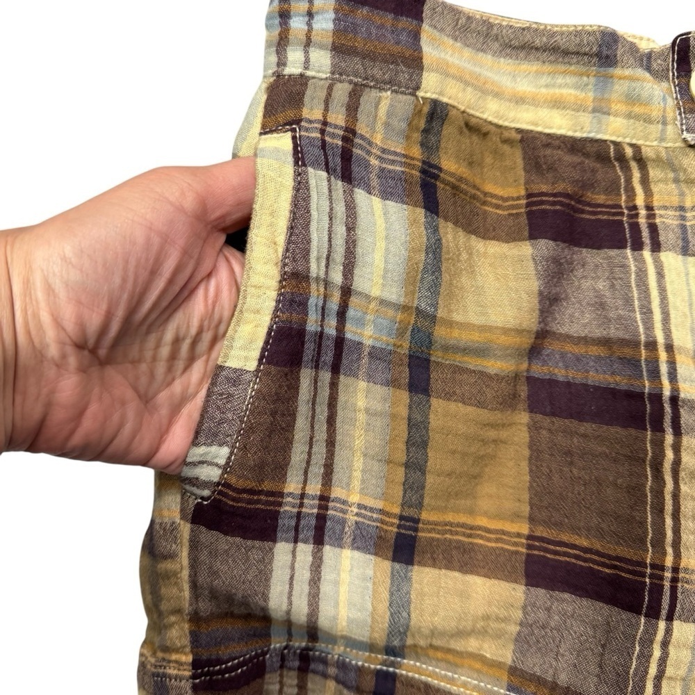 NWT New Free People Isla Plaid Shorts Size 2 - Picture 5 of 9